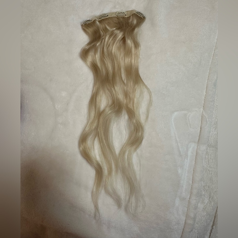 Luxy hair extensions ash blonde (discontinued) clip in extensions